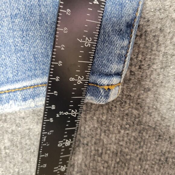 JUDY BLUE JB82170LT Boyfriend Fit Hi Rise Skinny Denim Blue Jeans SIZE 7 28 - Picture 9 of 13